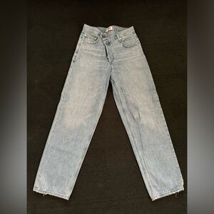 Agolde criss cross jeans